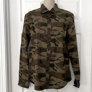 Camouflage Button Down Shirt